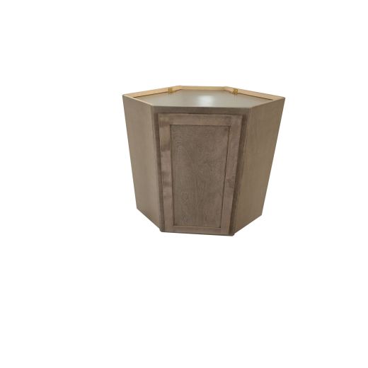 24" Diagonal Wall Cabinet Natural