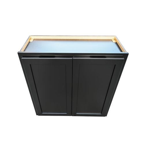 30" x 30" Wall Cabinet Black