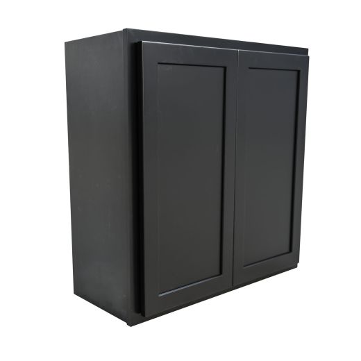 30" x 30" Wall Cabinet Black