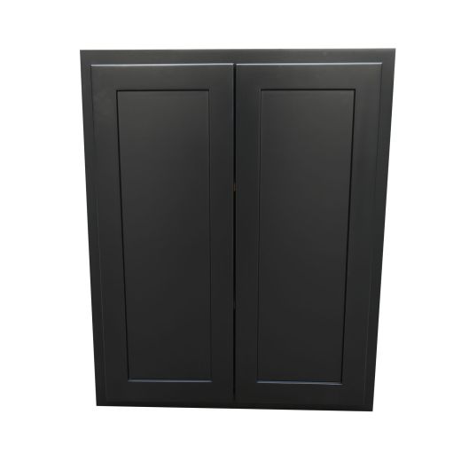 24" x 30" Wall Cabinet Black