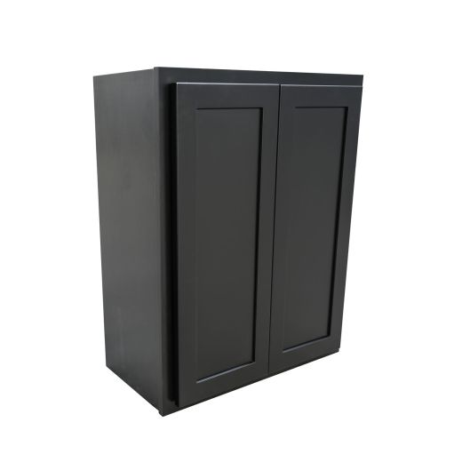 24" x 30" Wall Cabinet Black