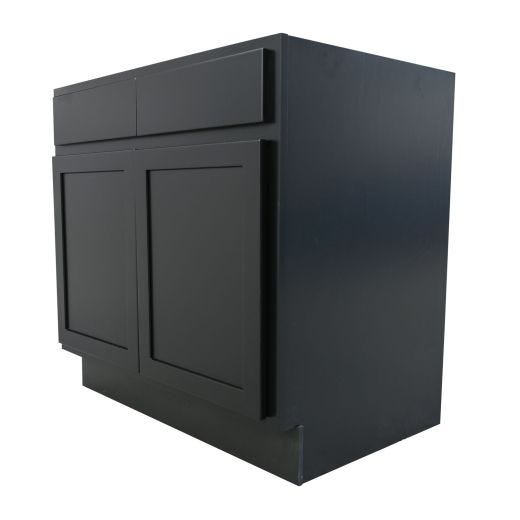 30" Base Cabinet Black