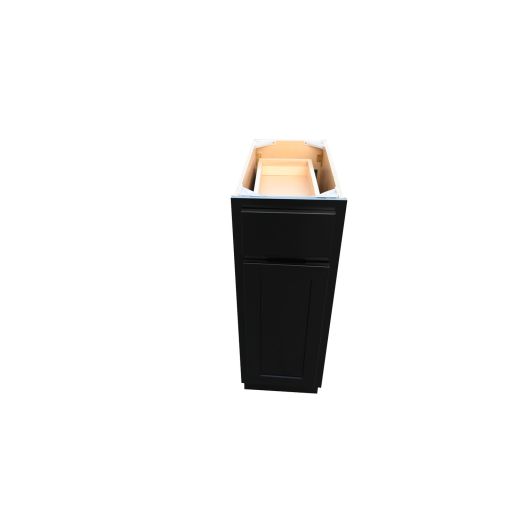 12" Base Cabinet Black