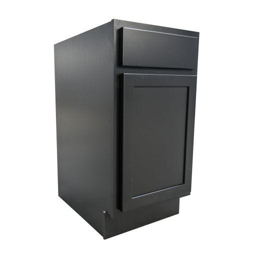15" Base Cabinet Black