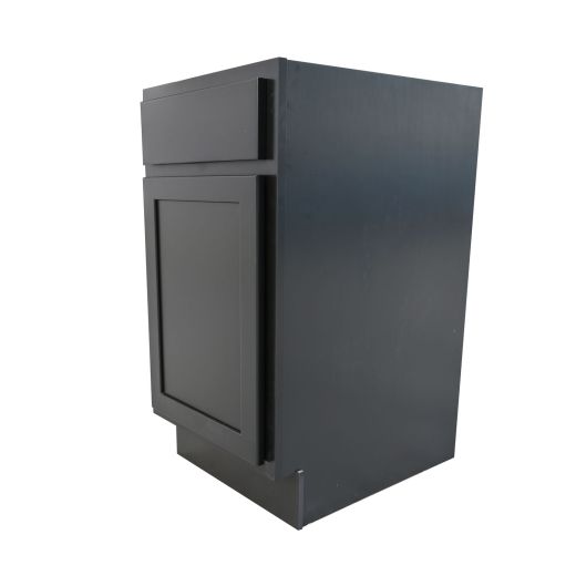 15" Base Cabinet Black