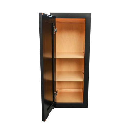 15" x 30" Wall Cabinet Black