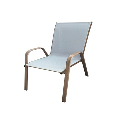 Bridgetown Sling Chair Wood Look-Greige