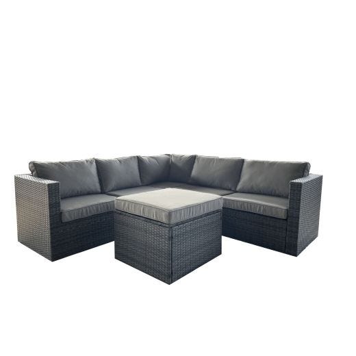 Trinity Bay Sectional Sofa Set-Grey