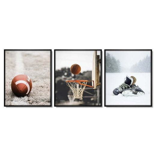 Ensemble Art Sportif avec Cadres Noirs