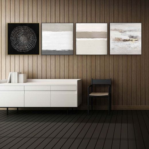 Ensemble d’art sur toile tendue (4 pièces)