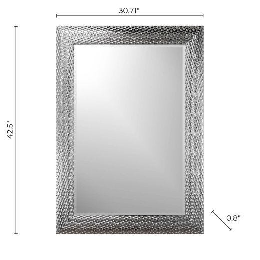 Sora Silver Mirror 30" x 42"