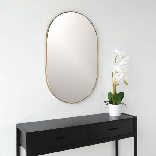 Infinity Gold Mirror 34" x 38"