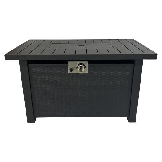 43" Rectangular Fire Pit Table