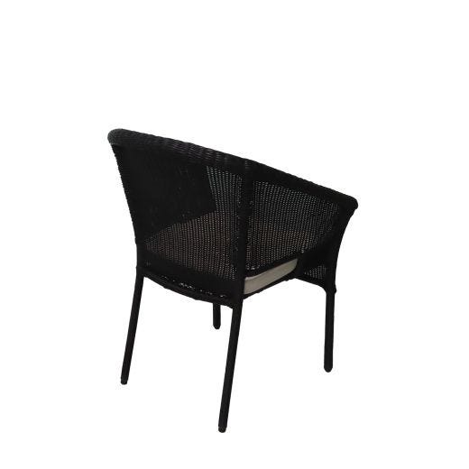 Gables Chair with Cushion-Black