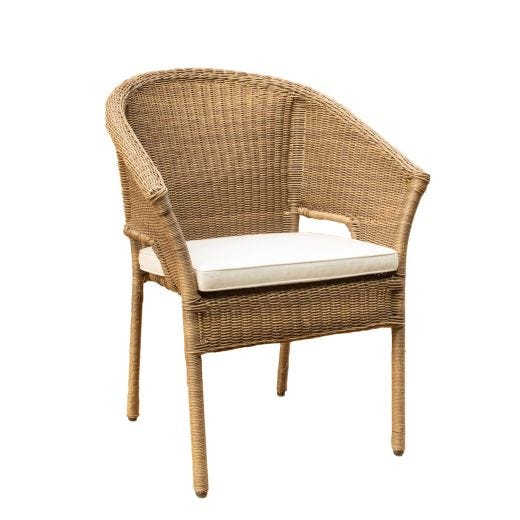 Gables Chair with Cushion-Natural