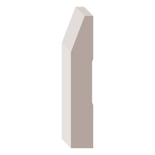 MDF Primed Bevel Casing 5/8" x 3-1/2" x 14'3