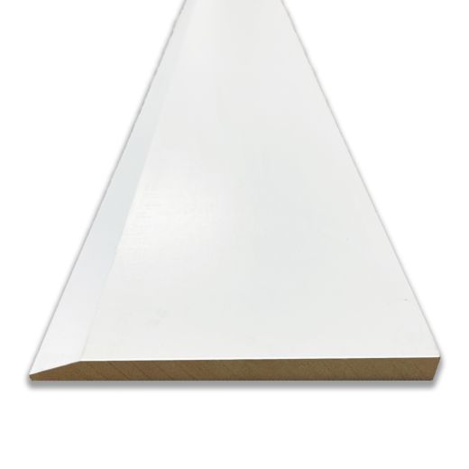 MDF Primed Bevel Baseboard 1/2" x 5-1/4" x 14'