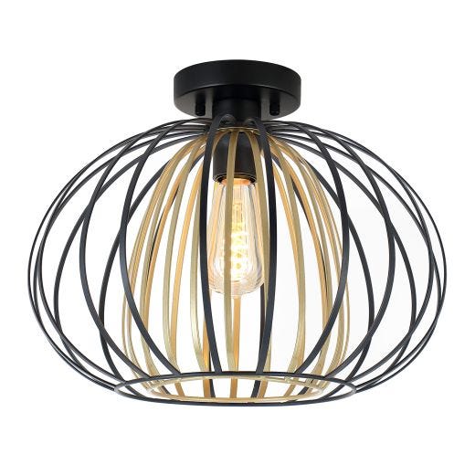 Modern Metal Cage Ceiling Light