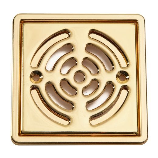 Prova Drain Accessory Grate-Brass