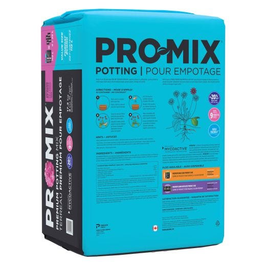 Terreau PRO-MIX balle compressée (2x25) - 2 pi³