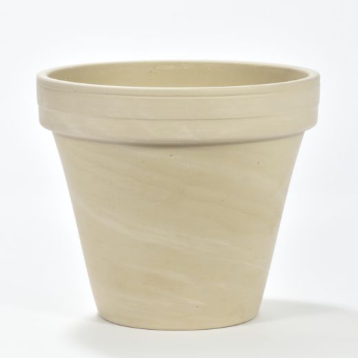 Pot Granit Blanc 8"