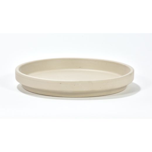 Terra Cotta White Granite Saucer 6.3"