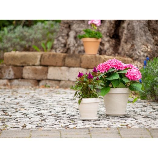 Soucoupe Granit Blanc 5,25"