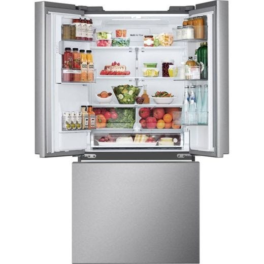 33" French 3-Door Refrigerator 24.5 CuFt