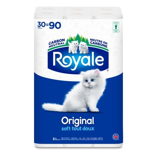 Royale Original 30 Triple=90 Roll Bath Tissue