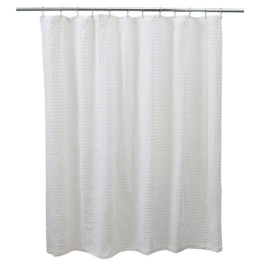 Rideau de Douche Coton Gaufre 71"x71"