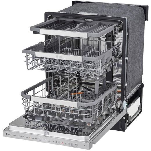 LG 24" Built-In Dishwasher Stainless Steel Tub & Third Rack