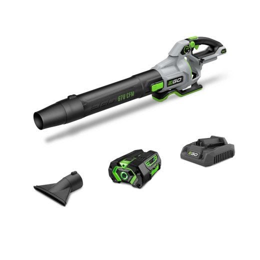 Souffleur portatif EGO 670CFM avec batterie et chargeur