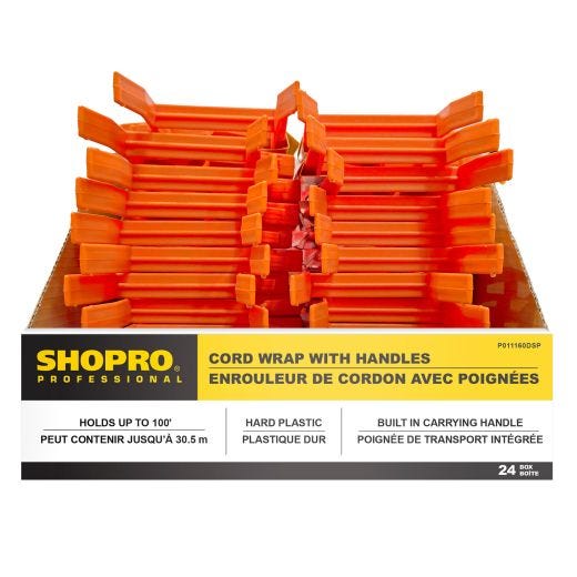 H-Frame Extension Cord Wrap with Handles Orange