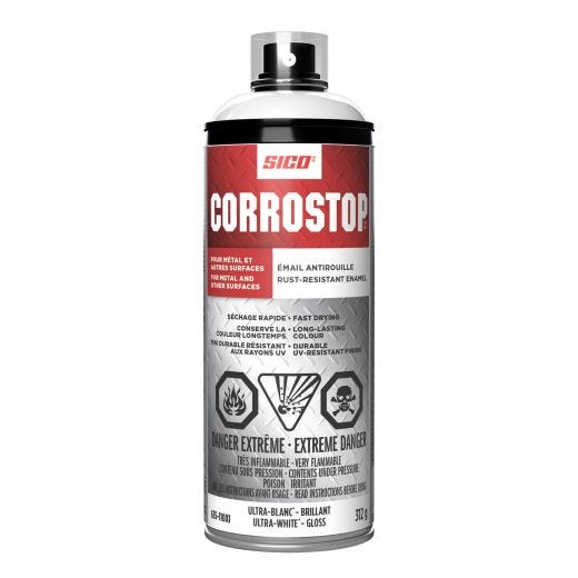 Peinture antirouille aérosol Corrostop brillant 312g