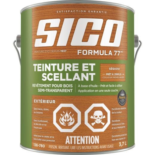 Formula77 Semi-Transparent Stain & Seal 3.78L