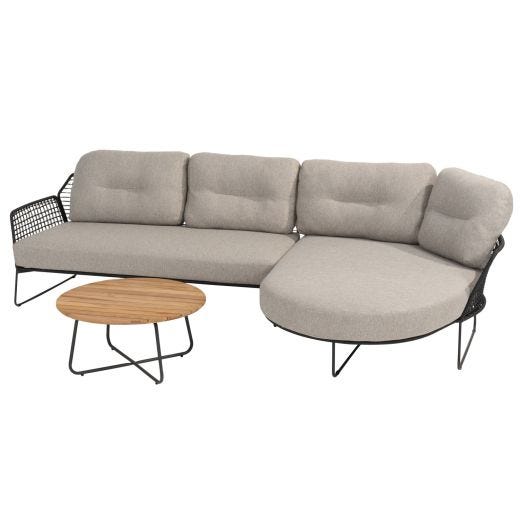 Rhodes Outdoor Sectional Lounge Set 2-Piece