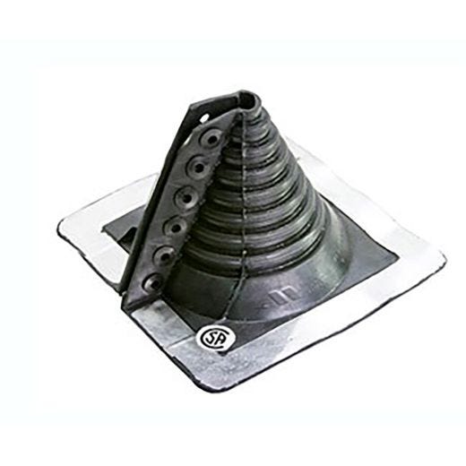1/2"-4" Pipe Flashing RFSquare #1-Retro Black