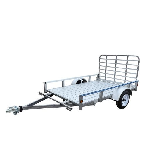 Remorque utilitaire 5' x 8' à côtés en galvalume
