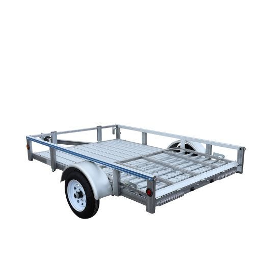 Remorque utilitaire 5' x 8' à côtés en galvalume