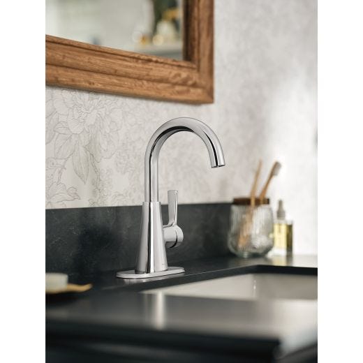 Mikah One Handle Lavatory Faucet Chrome