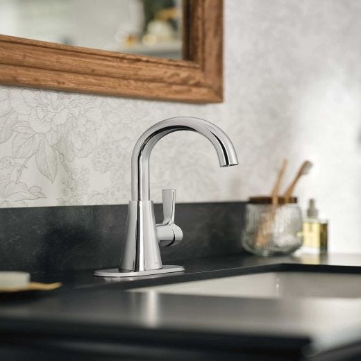 Mikah One Handle Lavatory Faucet Chrome