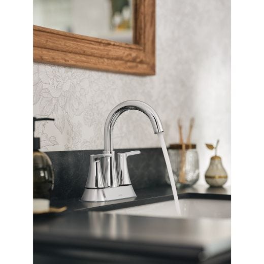 Mikah Two Handle Centerset Lavatory Faucet Chrome