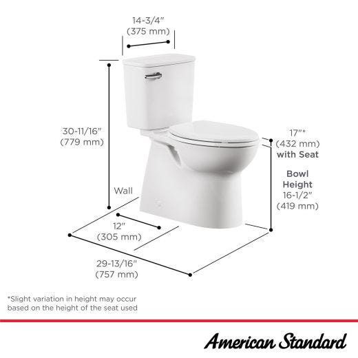 Aspirations 1.28 gpf Concealed Toilet