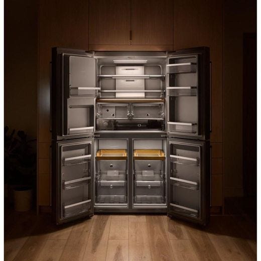 KitchenAid 36" Side by Side Refrigerator 19.4 CuFt