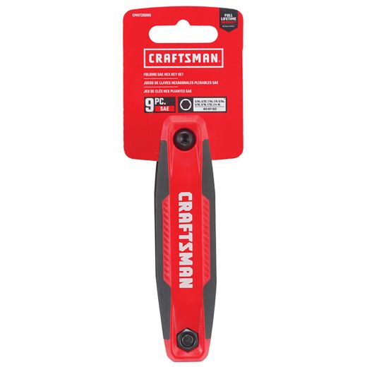 Craftsman 9-Key SAE Folding Hex Key Set