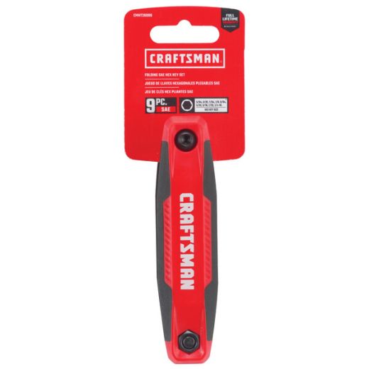 Craftsman 9-Key SAE Folding Hex Key Set