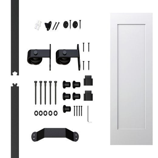 36" x 84" 1-Panel Primed Barn Door Kit