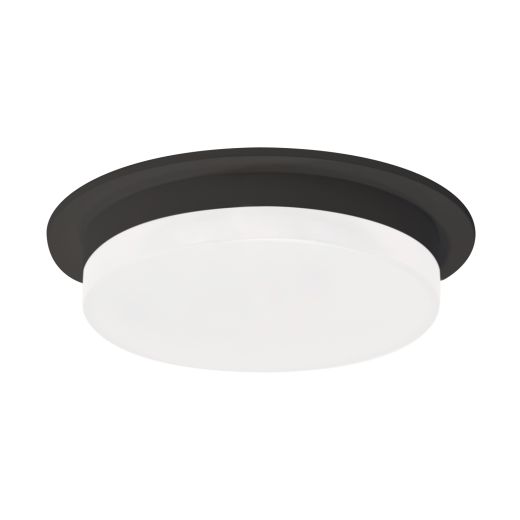 Stockton 6" Flush Mount-Matte Black