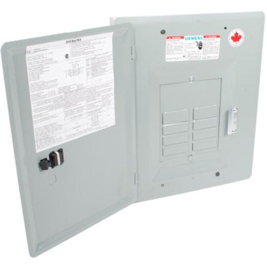 Siemens 8/16 Circuit 100A 120/240V Loadcentre