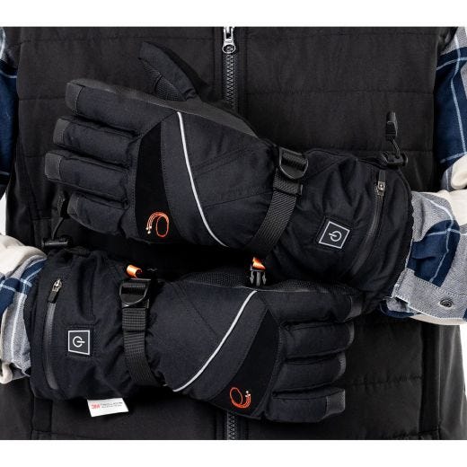 Solid Heated Gloves-L/XL